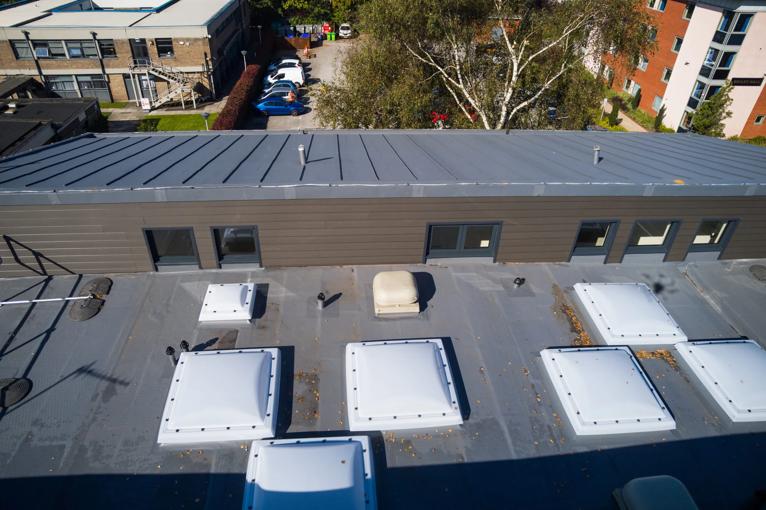Hope University Liverpool roof refurbishment works