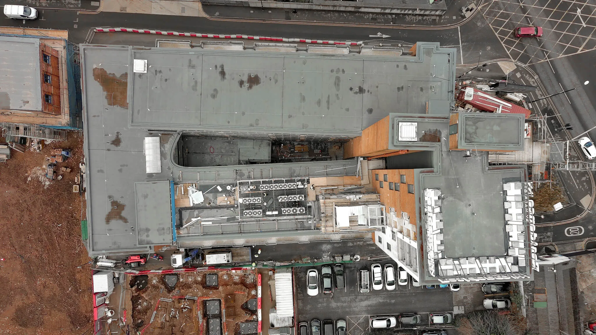 Roof waterproofing works at Marriott Hotel Manchester