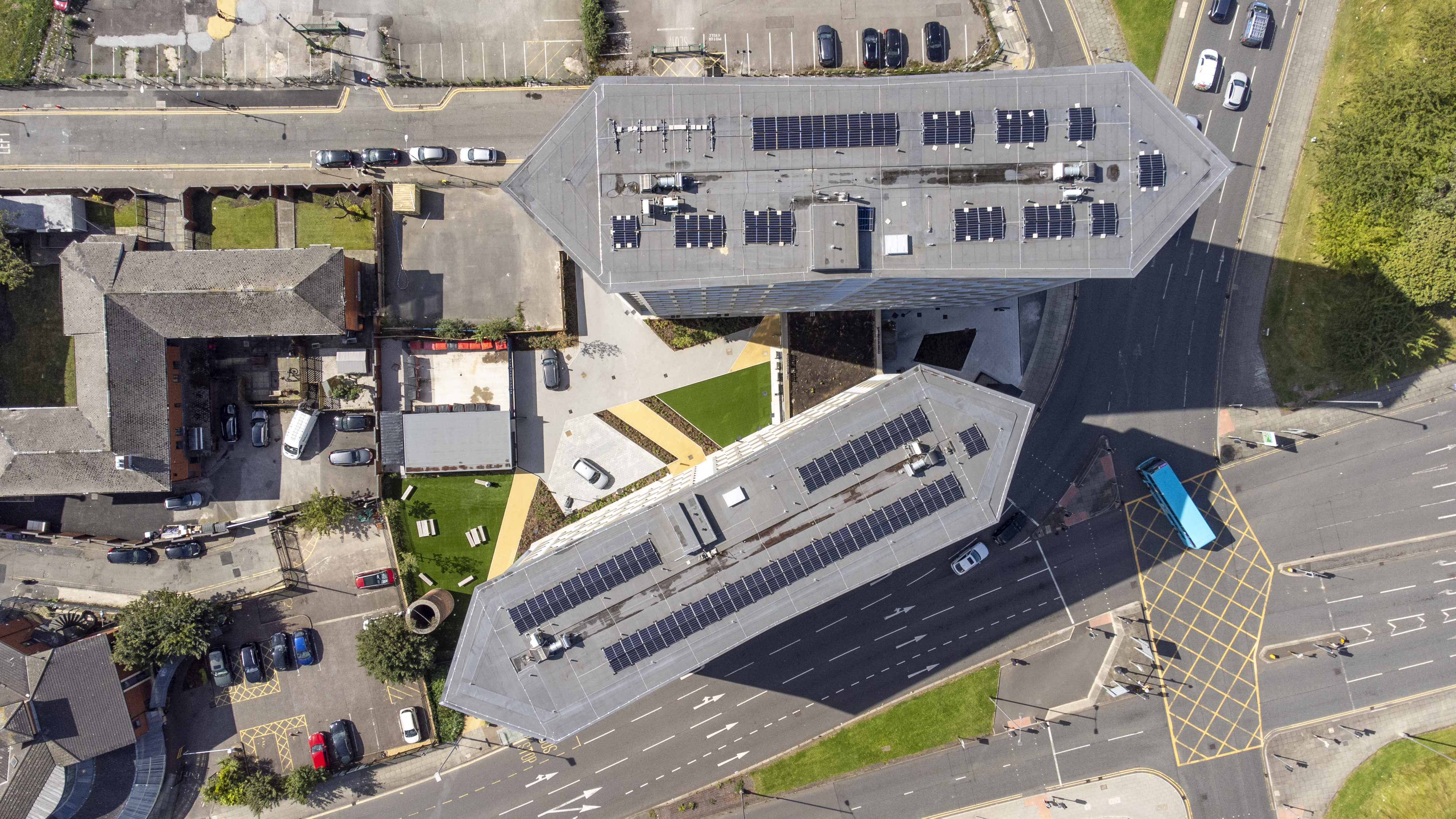 Roof installation challenges at Limelight, Liverpool