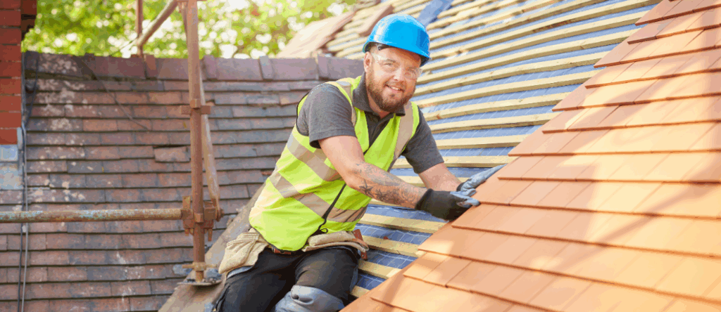 Professional roofer