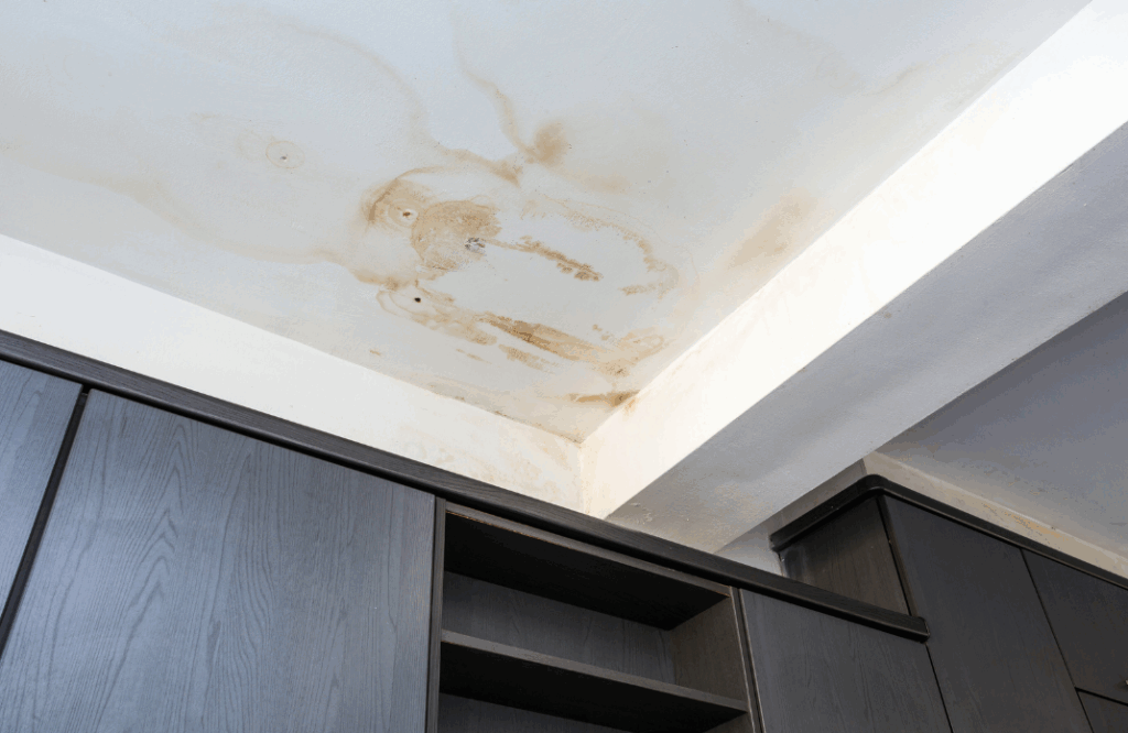 ceiling leak hotel