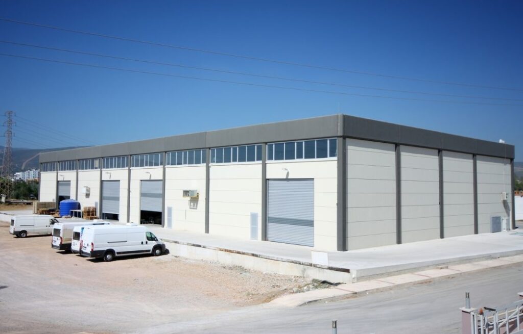 flat roof distribution centre