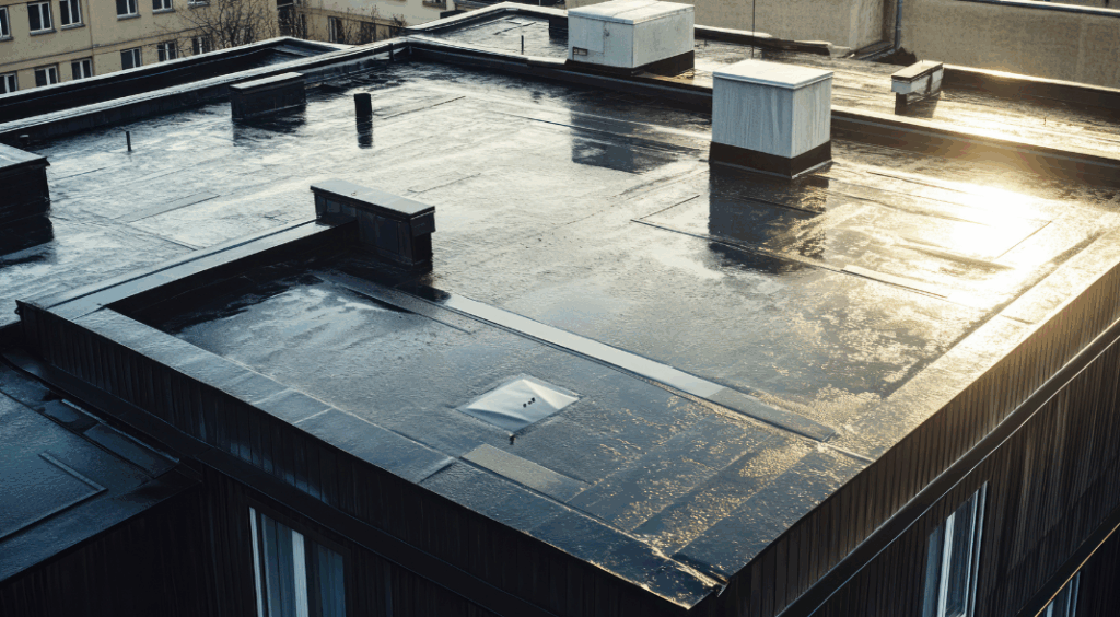 liquid flat roof